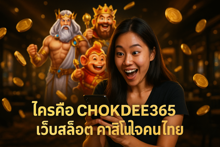 ใครคือ CHOKDEE365 เว็บสล็อต คาสิโนใจคนไทย