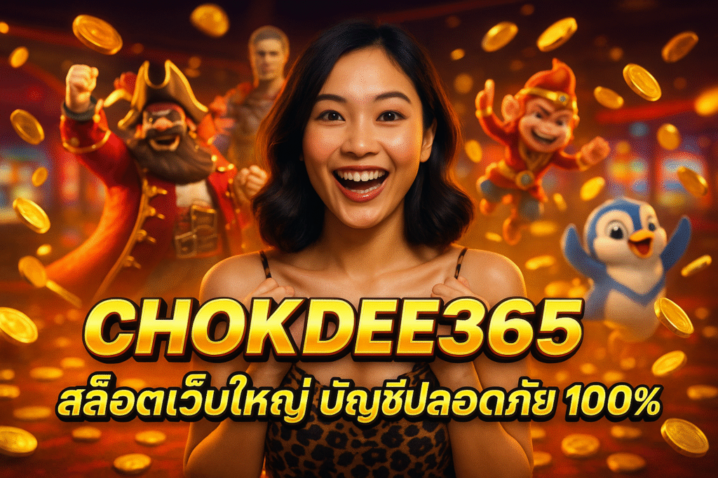 CHOKDEE365 สล็อตเว็บใหญ่ บัญชีปลอดภัย 100%