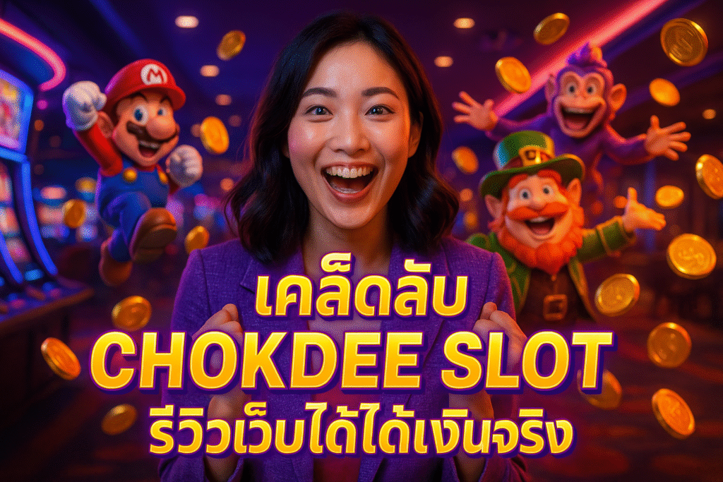เคล็ดลับ CHOKDEE SLOT รีวิวเว็บได้เงินจริง