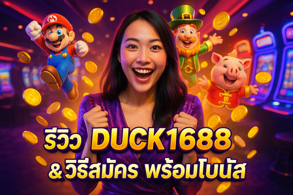 รีวิว DUCK1688 & วิธีสมัคร พร้อมโบนัส